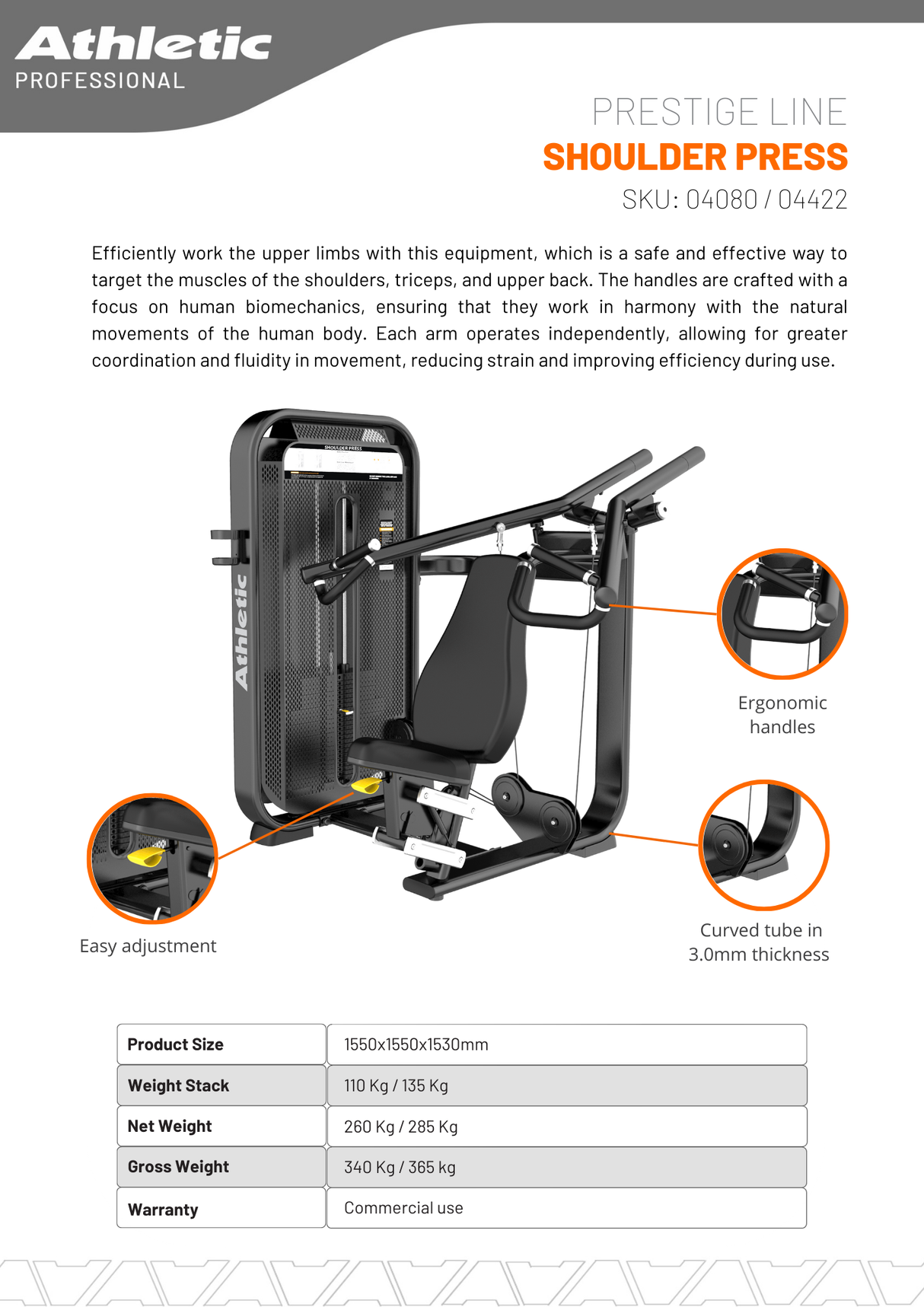 Shoulder Press - Prestige Line