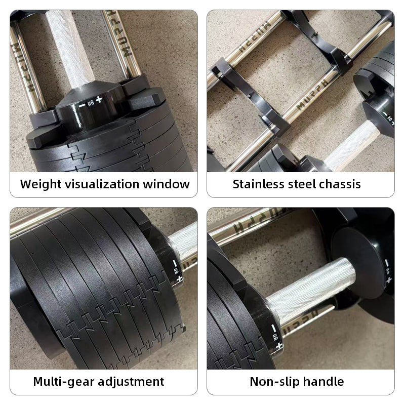 Set de dumbells ajustables 5-80lbs MURPH