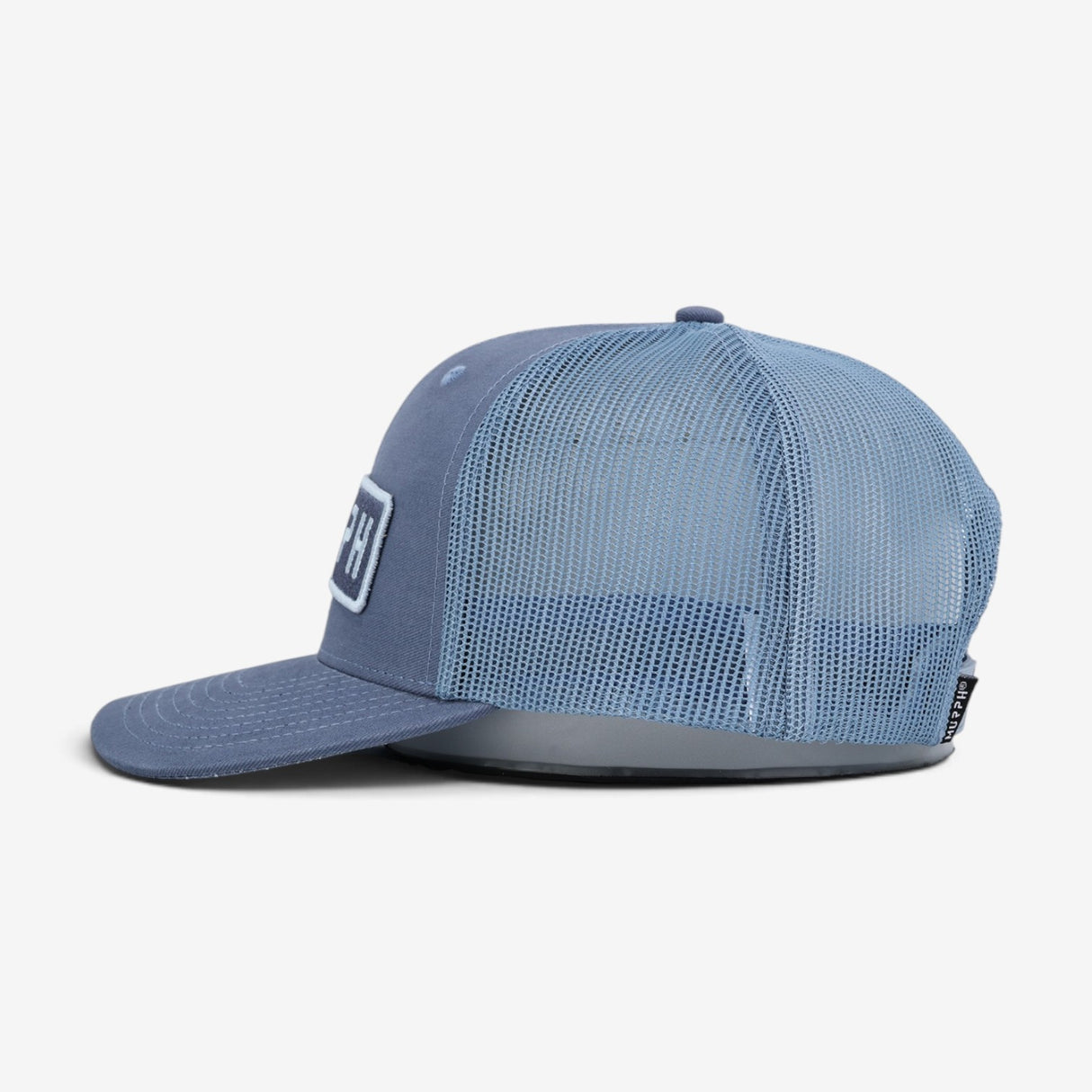 Casquette Murph Trucker Bleu Acier – vue intérieure du dessus