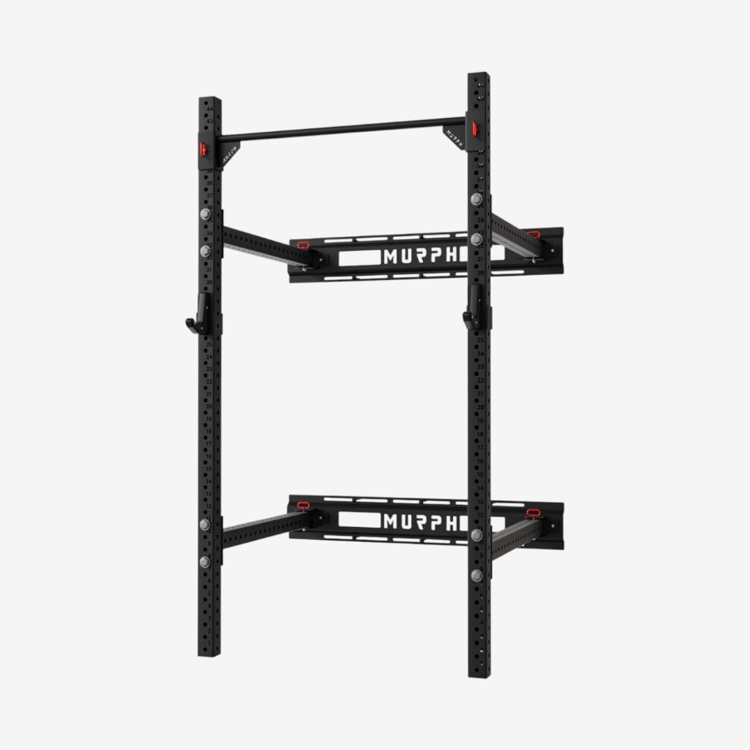 MR3-WF Rack à squat pliable au mur MURPH - w/J-cups