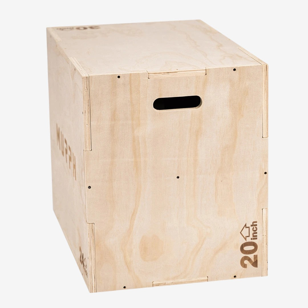 Boite de pliométrie en bois 3-en-1 Murph