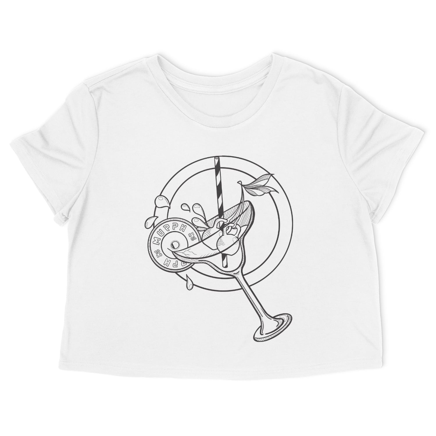 Murph crop top - Cocktail White