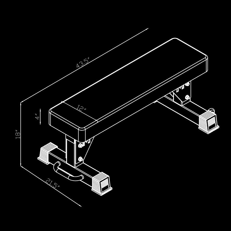 Banc plat HD 2.0 MURPH - USAGÉ