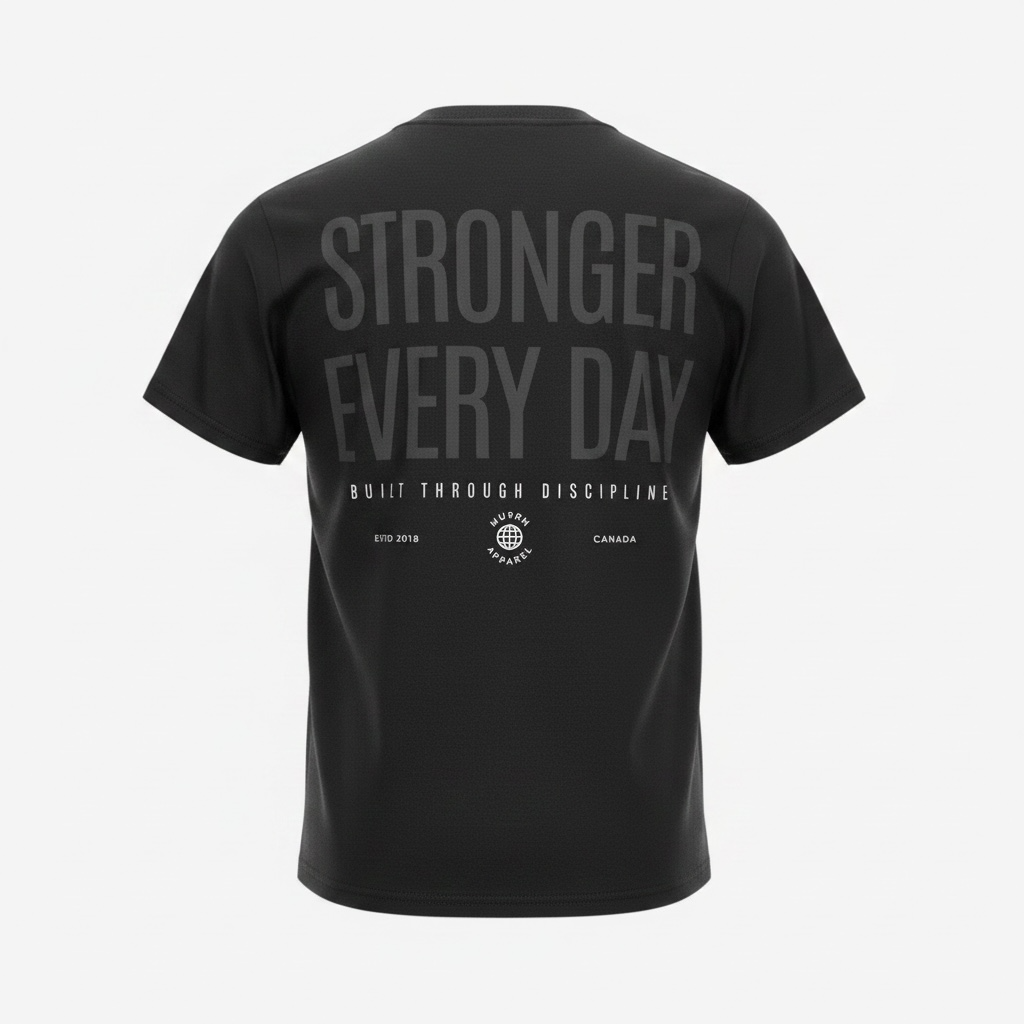 Murph Stronger Every Day T-Shirt — Regular Fit (Black)