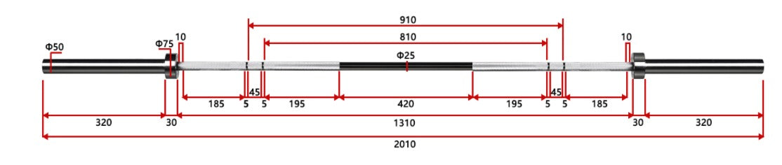 Eagle Olympic bar 35lb MURPH