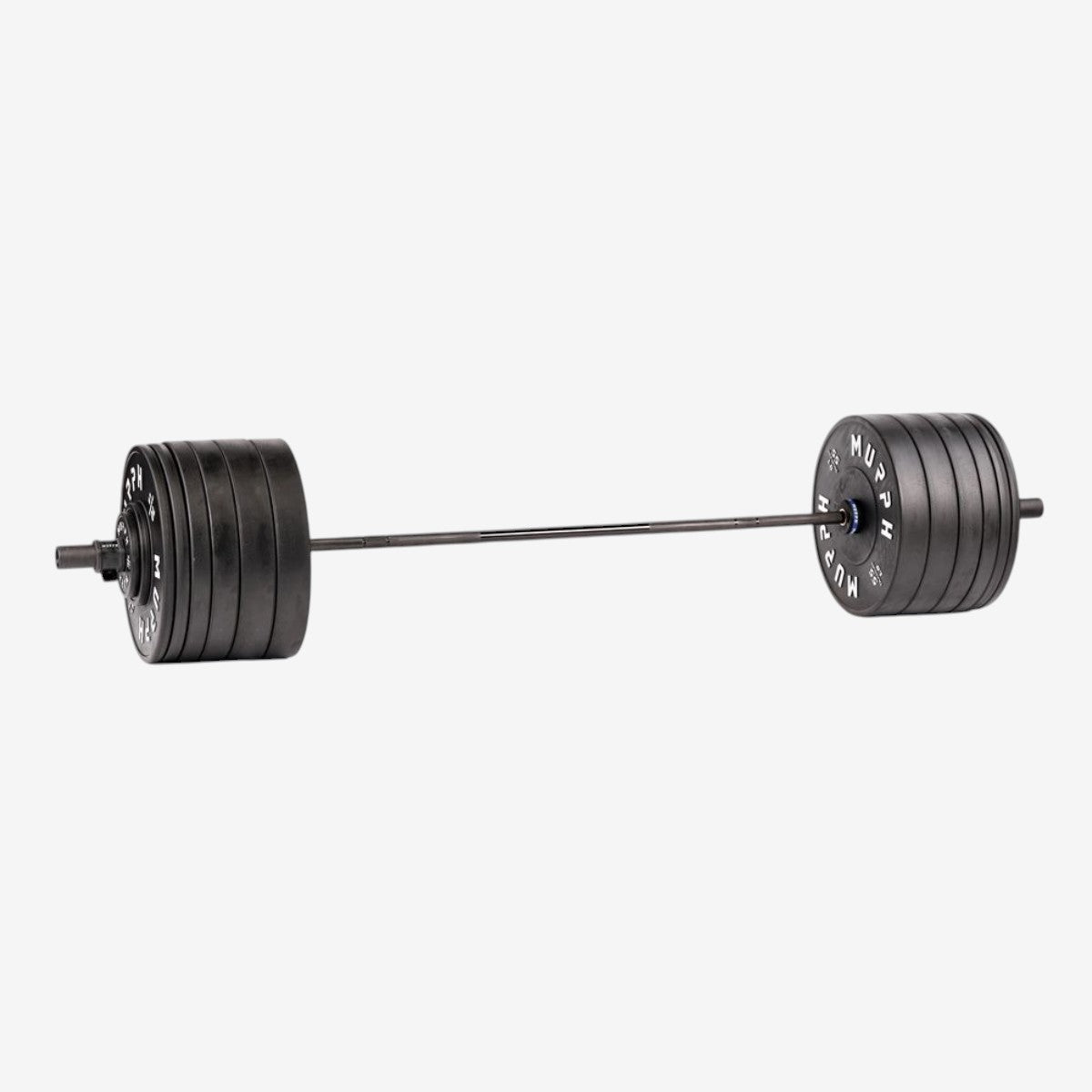 Training bumper plates kit 4.0 Murph 385lbs / Barre all-black zinc