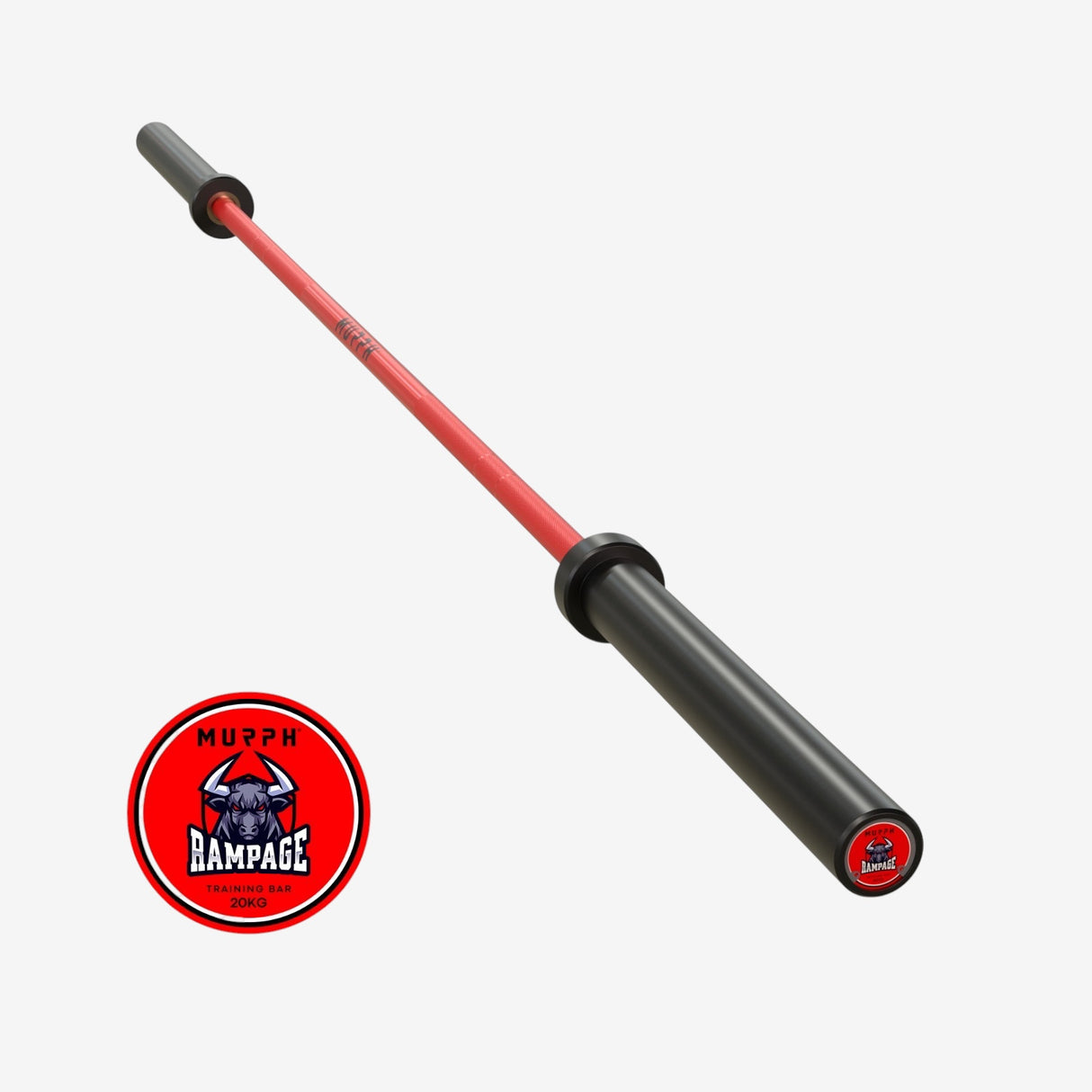 Murph Rampage Training Bar 20KG – Cerakote Red