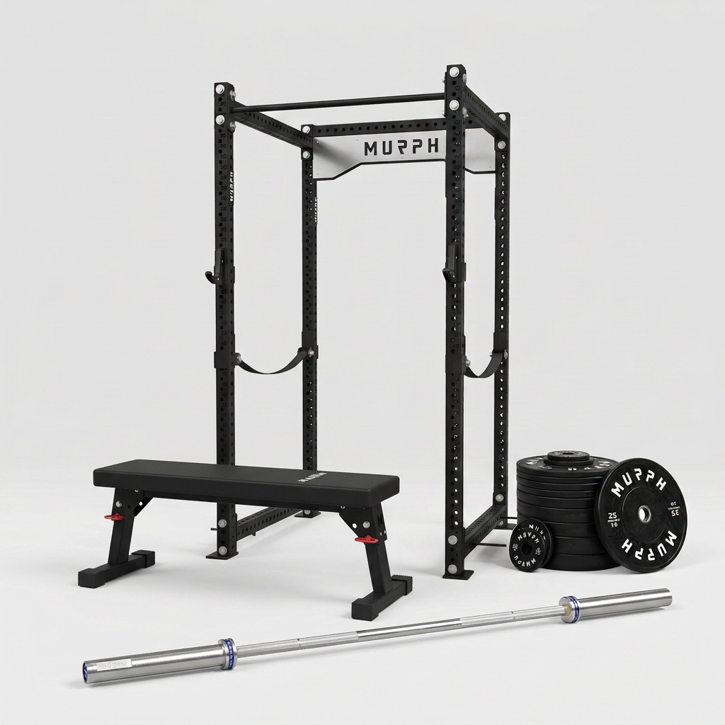 Ensemble Force PR-3X MURPH — Banc, barre et poids 275 lb