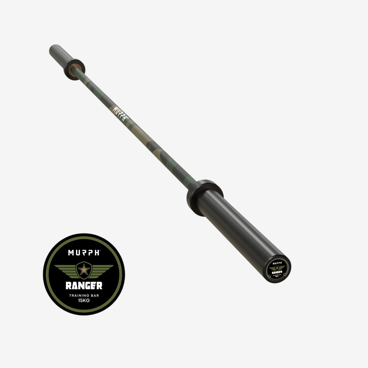 Murph Ranger Training Bar 15KG – Cerakote Camo Vert
