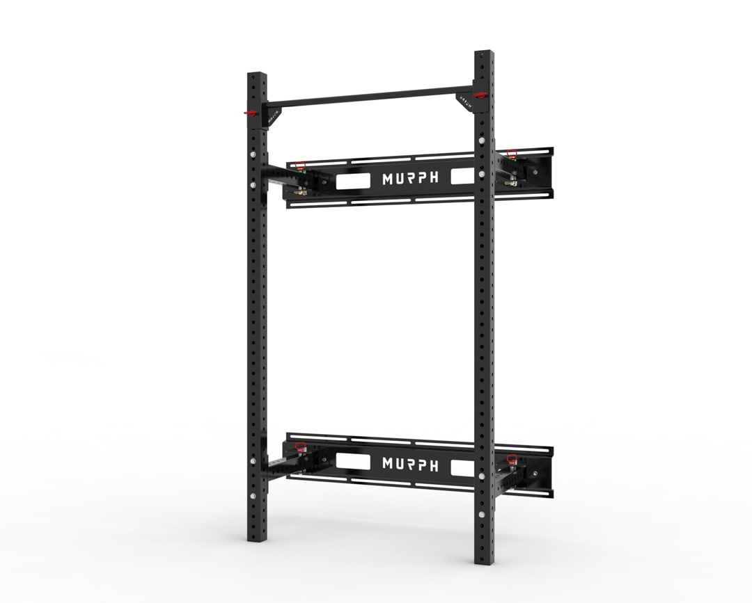 MR3-WF Rack à squat pliable au mur MURPH - w/J-cups