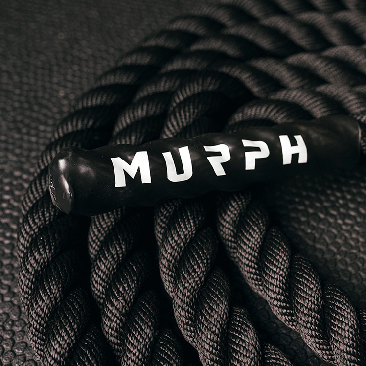 Black climbing rope 16' / 22' Murph
