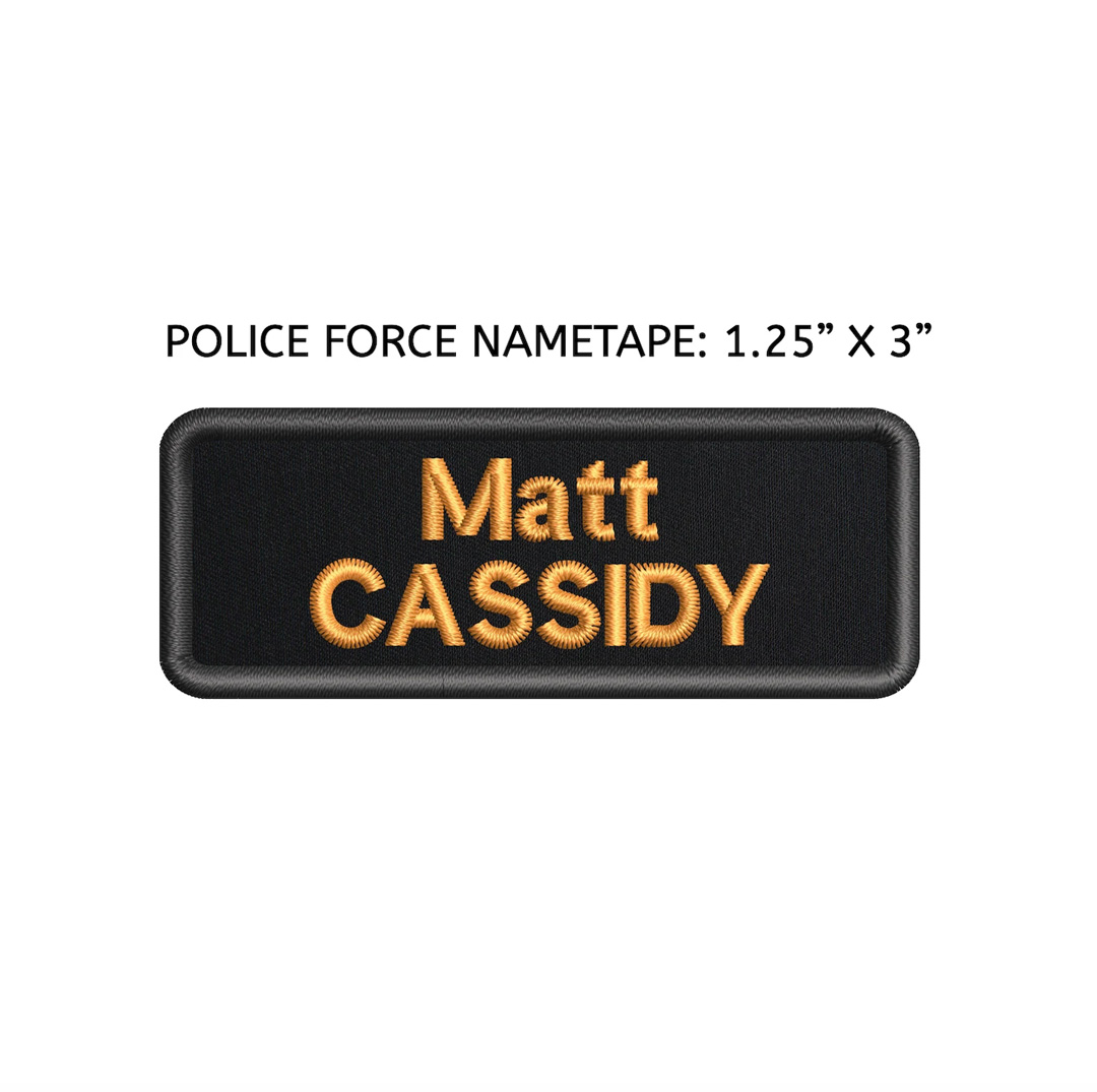 Patch personnalisé - Police
