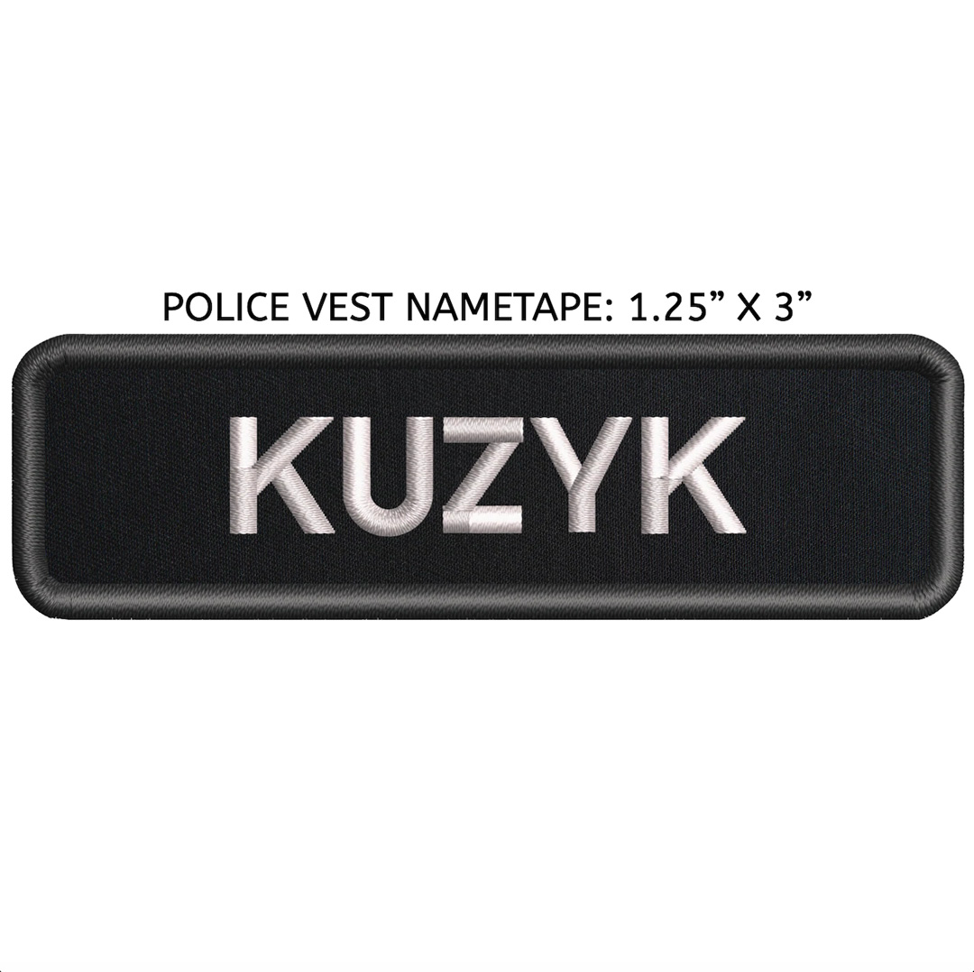 Patch personnalisé - Police