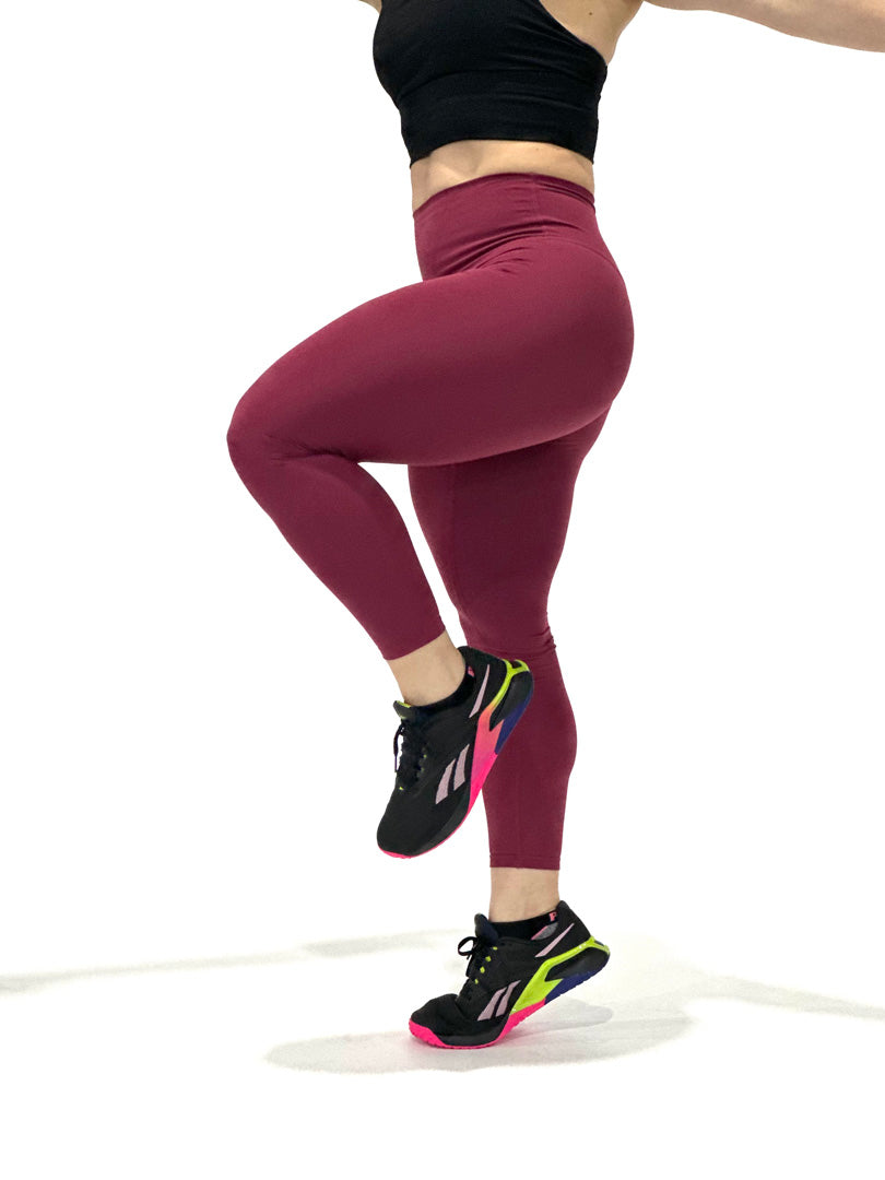 Training Leggings / Red wine