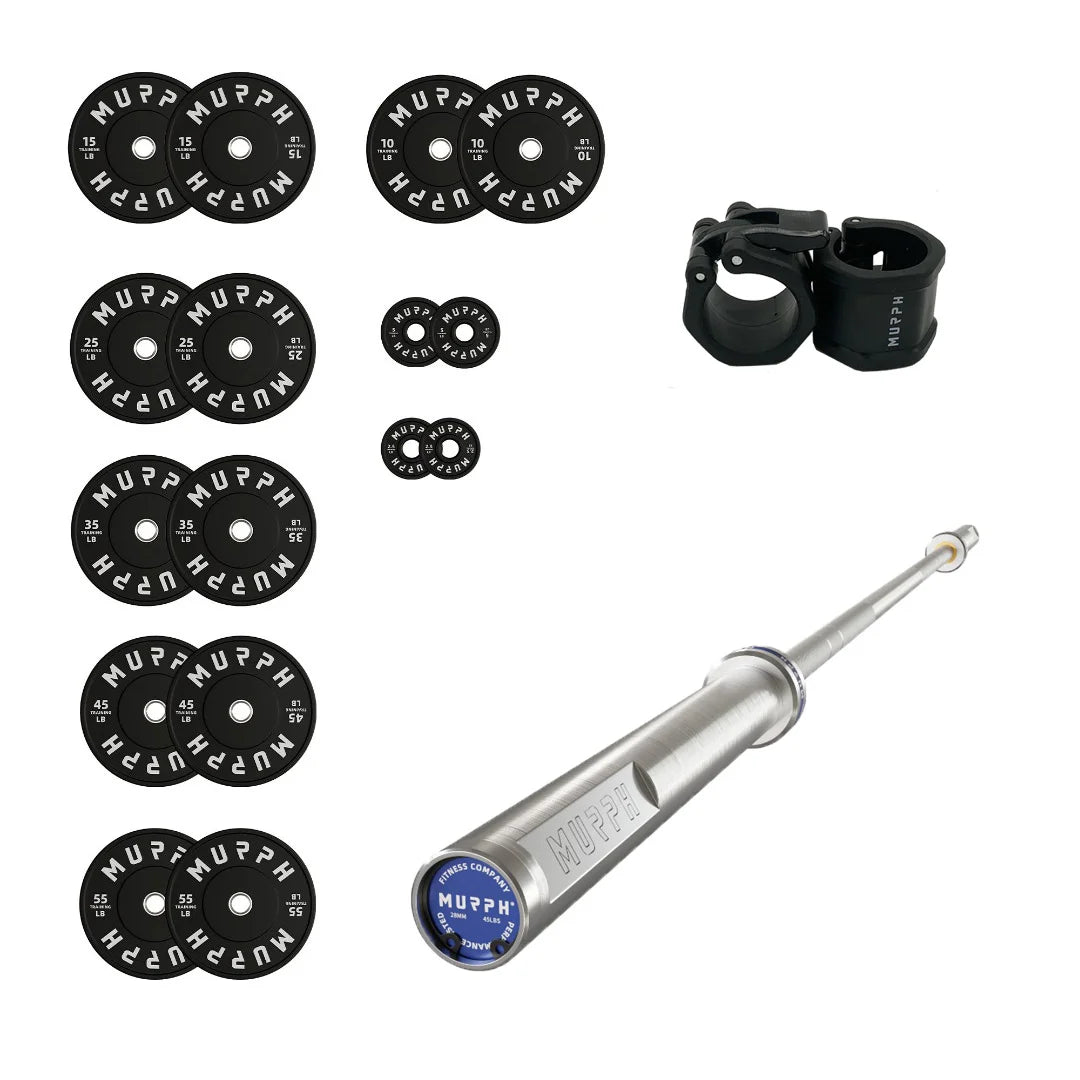 Training bumper plates kit 4.0 Murph® 385lbs / Chrome bar