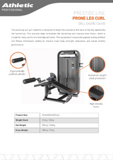 Prone Leg Curl - Prestige Line