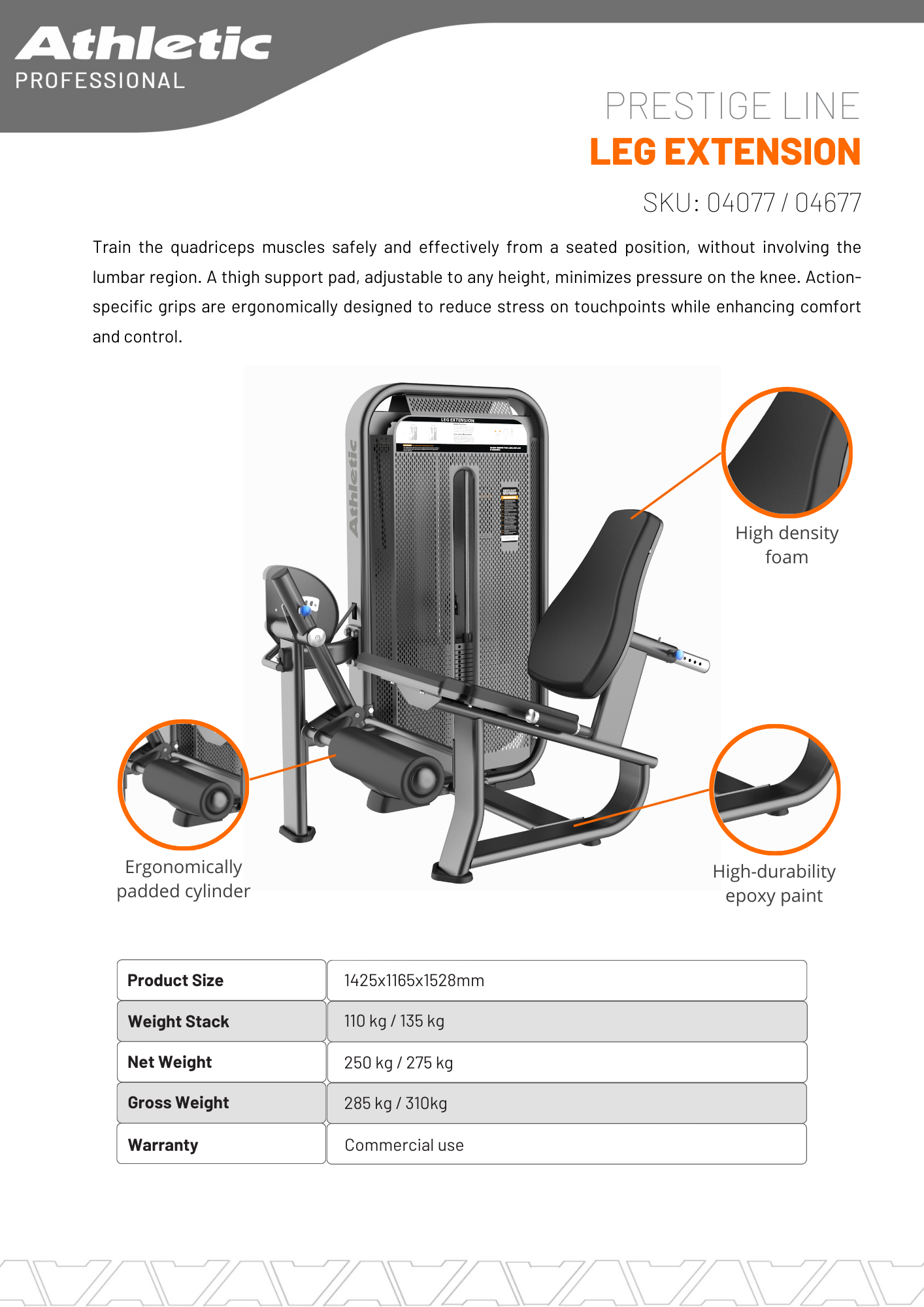 Leg Extension - Prestige Line