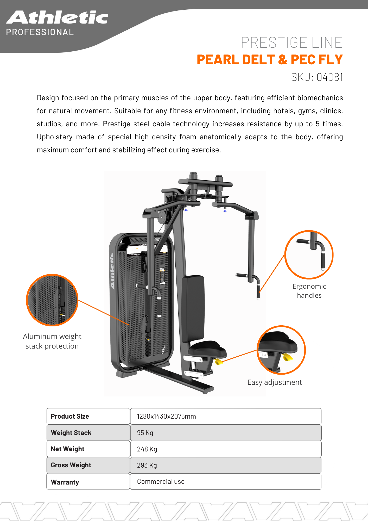 Pearl Delt & Pec Fly - Prestige Line