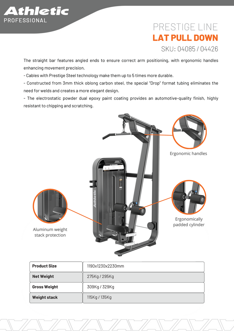 Lat Pull Down - Prestige Line