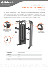 Dual Adjustable Pulley - Prestige Line