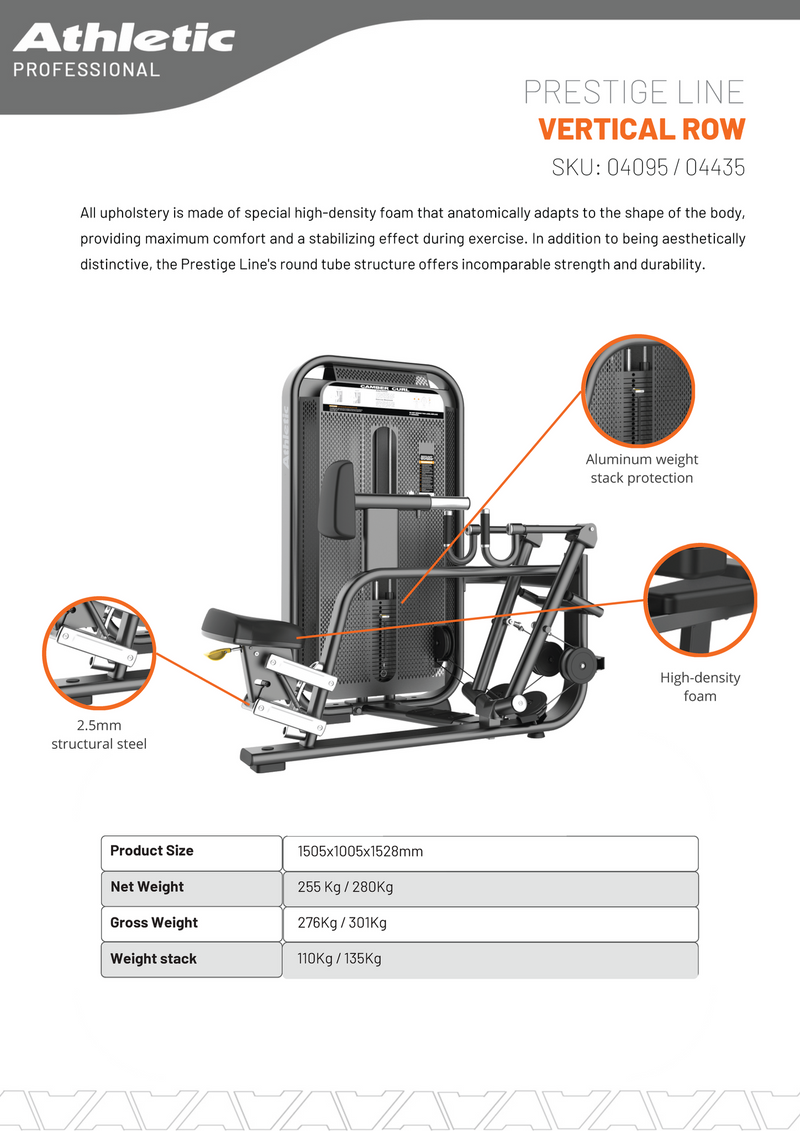 Vertical Row - Prestige Line