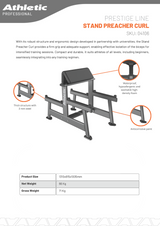 Stand Preacher Curl - Prestige Line