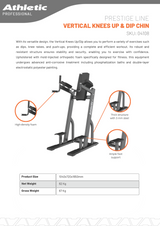 Vertical Knees Up & Dip Chin - Prestige Line