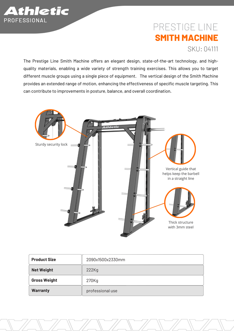 Smith Machine - Prestige Line