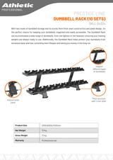Dumbbell Rack (10 Sets) - Prestige Line
