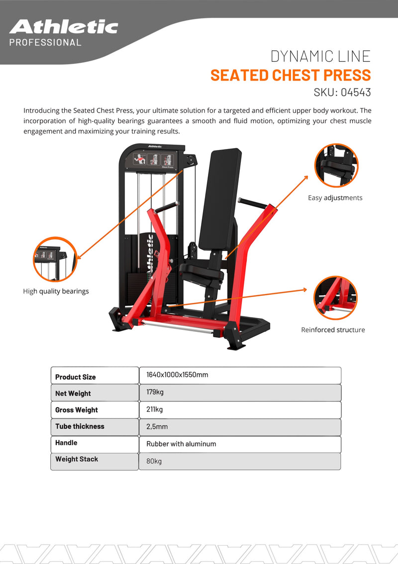 Seated Chest Press - Dynamic Line