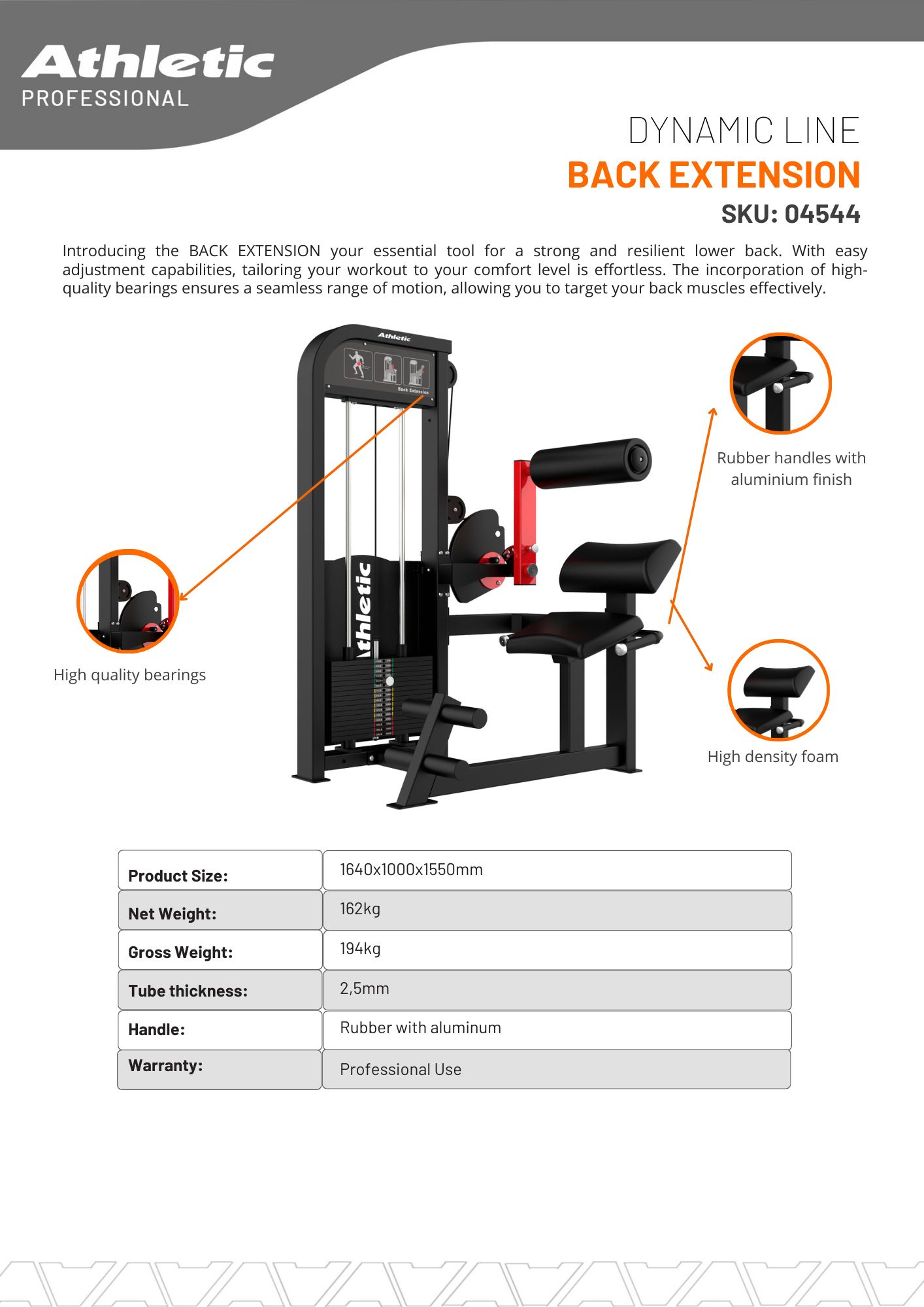 Back Extension - Dynamic Line