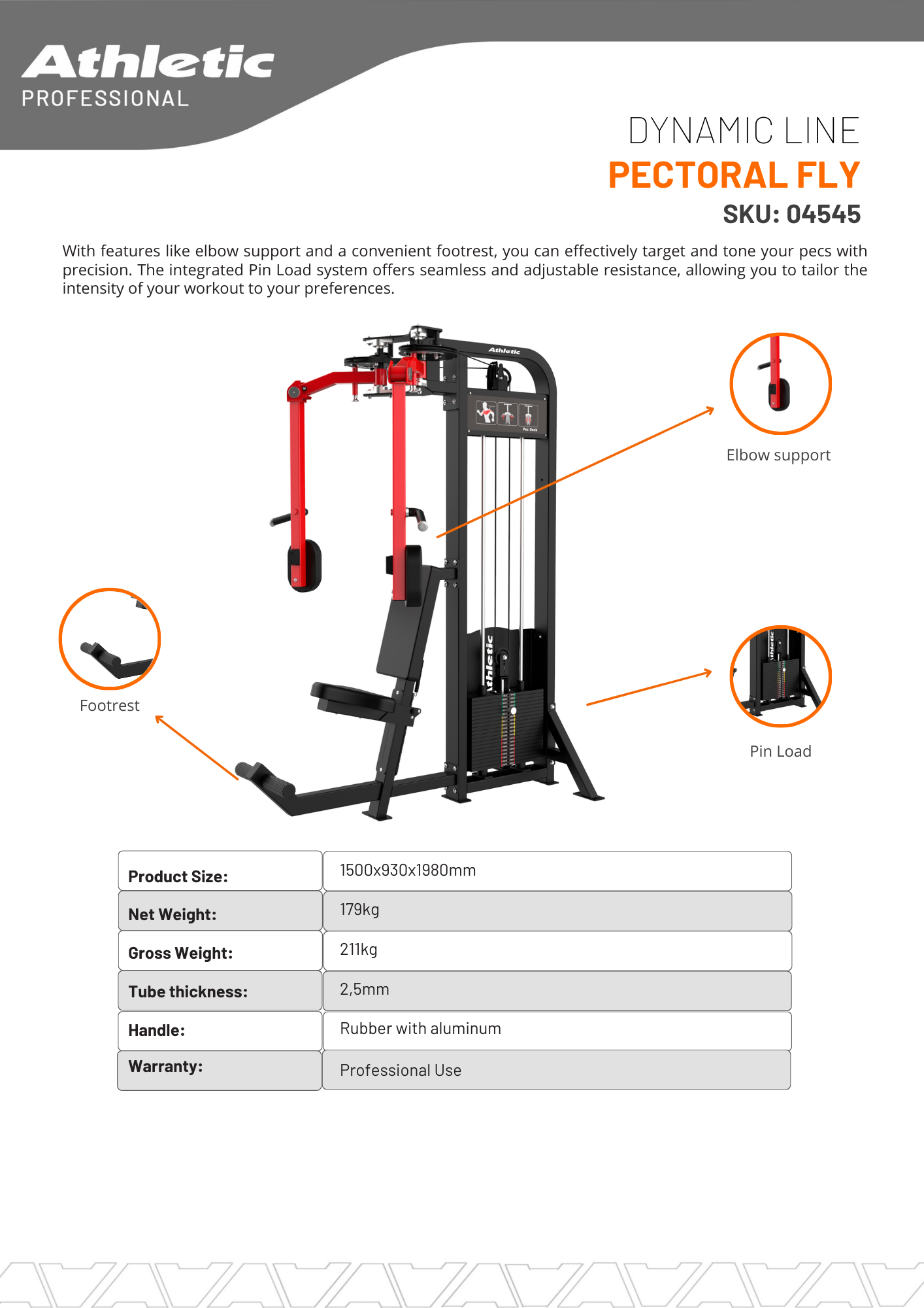 Pectoral Fly - Dynamic Line