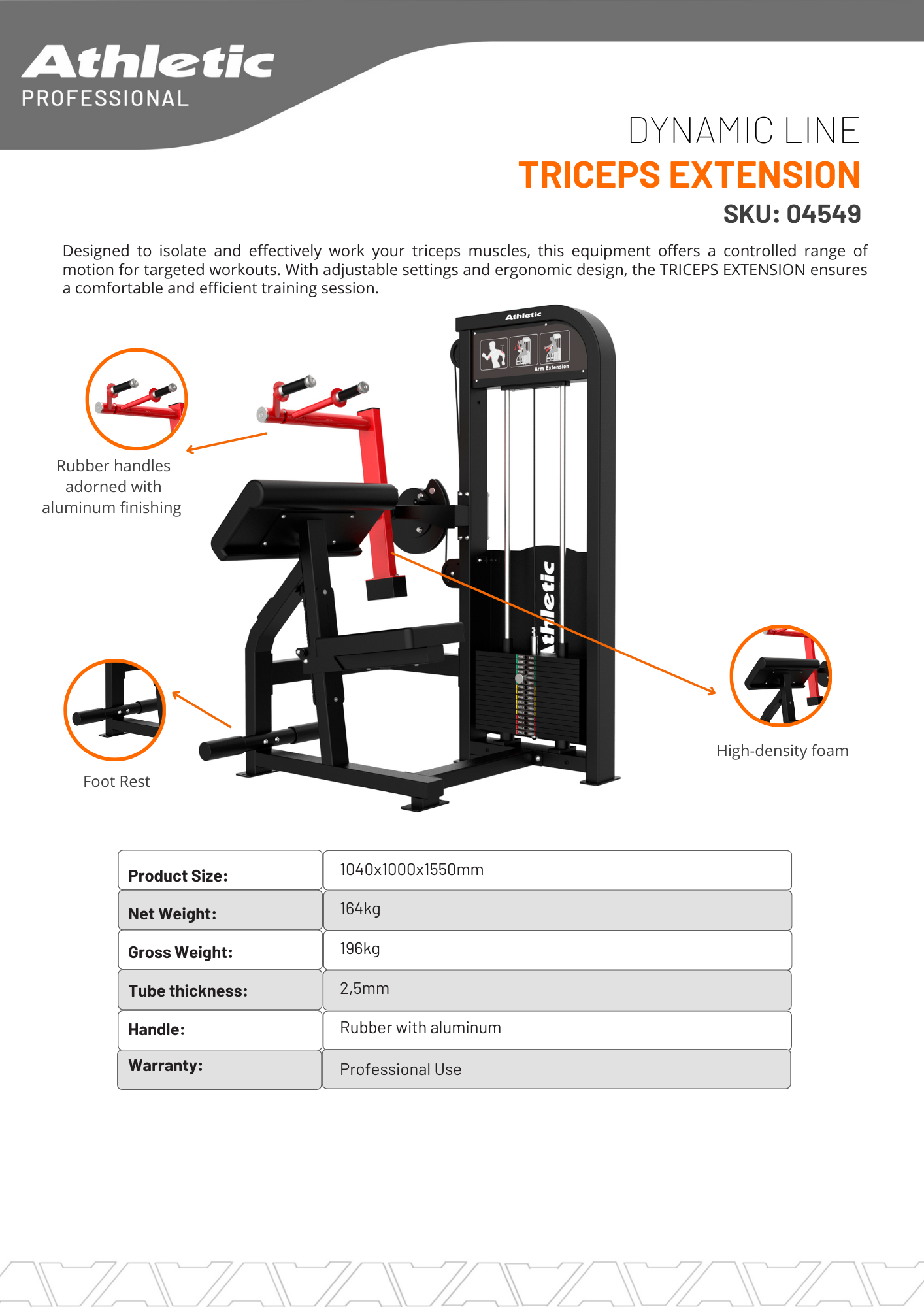 Triceps Extension - Dynamic Line