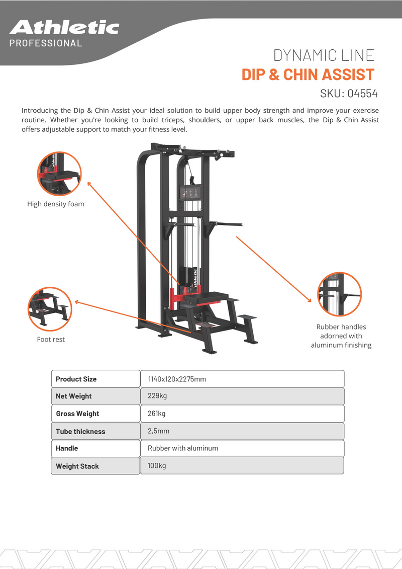 Dip & Chin Assist Station - Dynamic Line