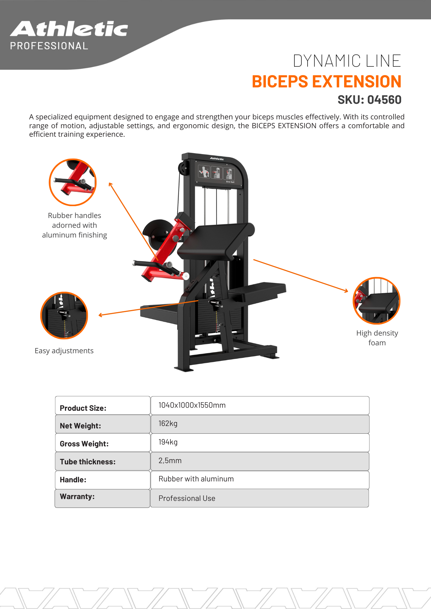 Dynamic Line Biceps Extension