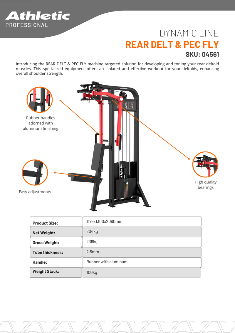 Dynamic Line Rear Delt & Pec Fly