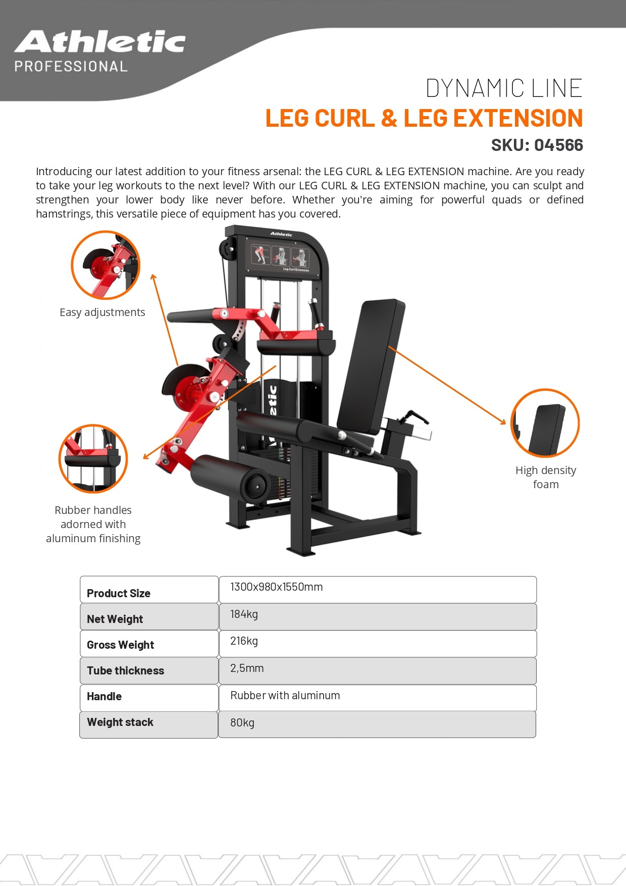 Dynamic Line Leg Curl & Leg Extension