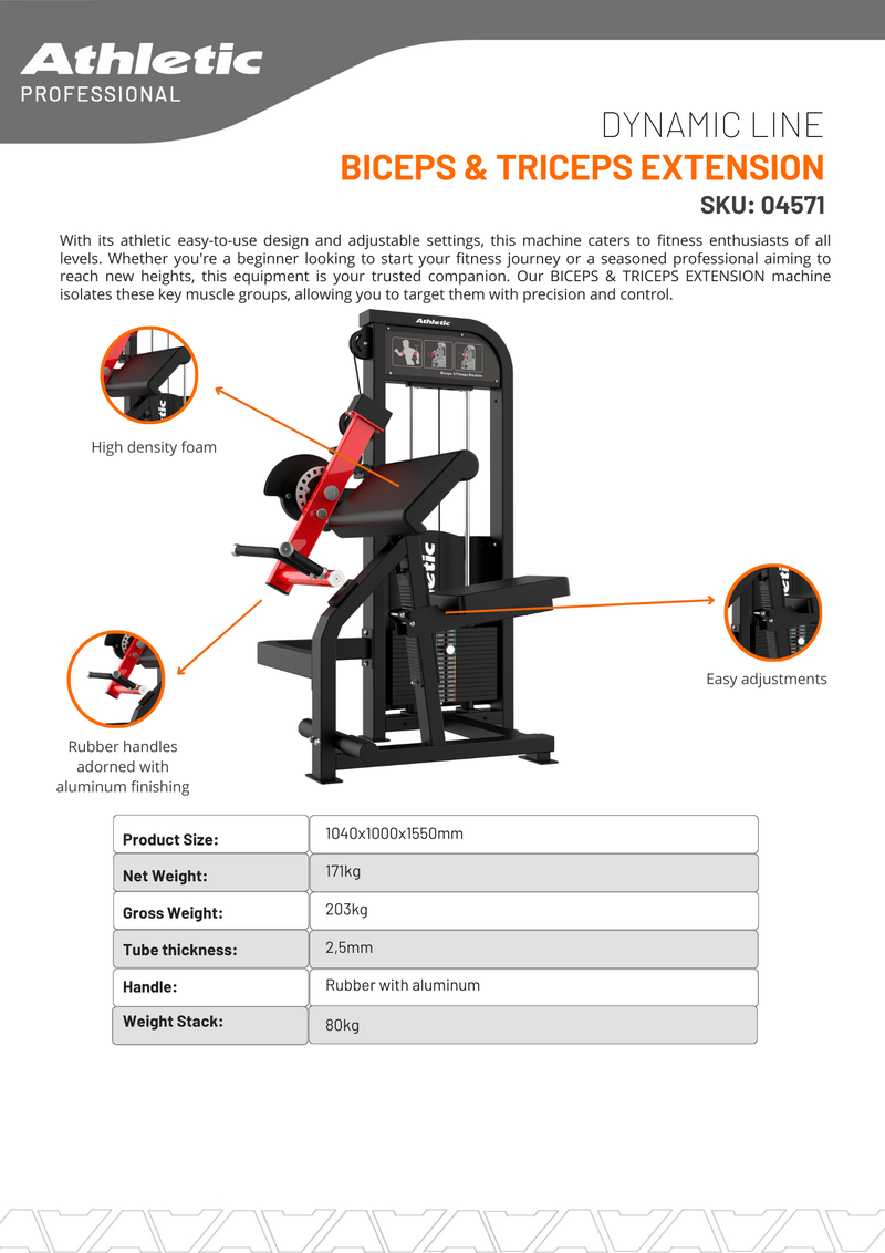 Biceps & Triceps Extension - Dynamic Line