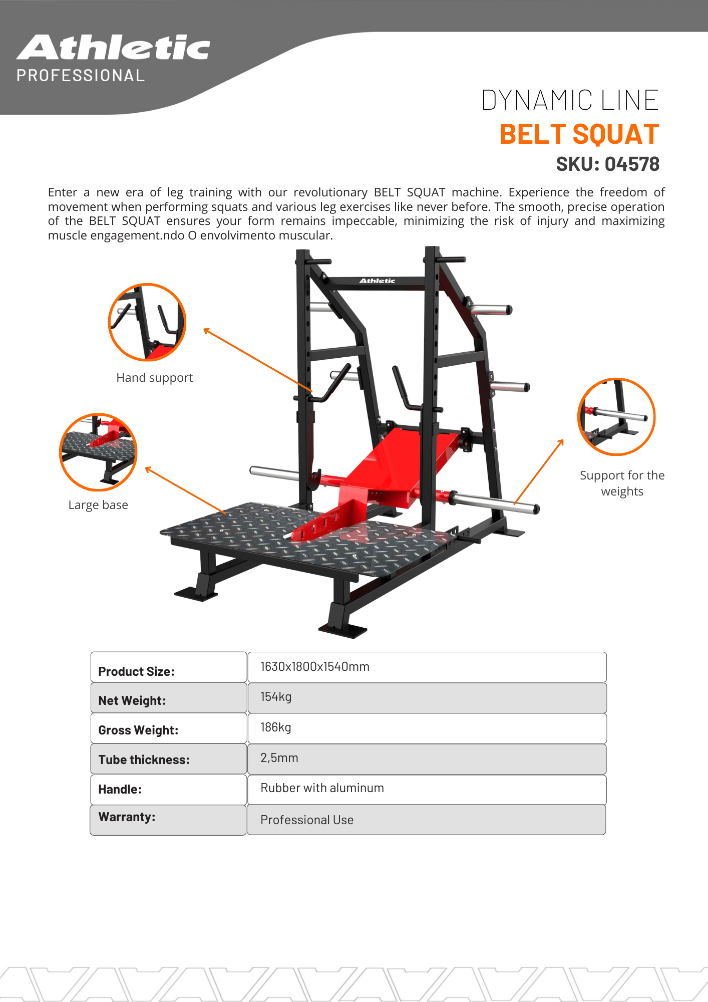 Dynamic Line Belt Squat