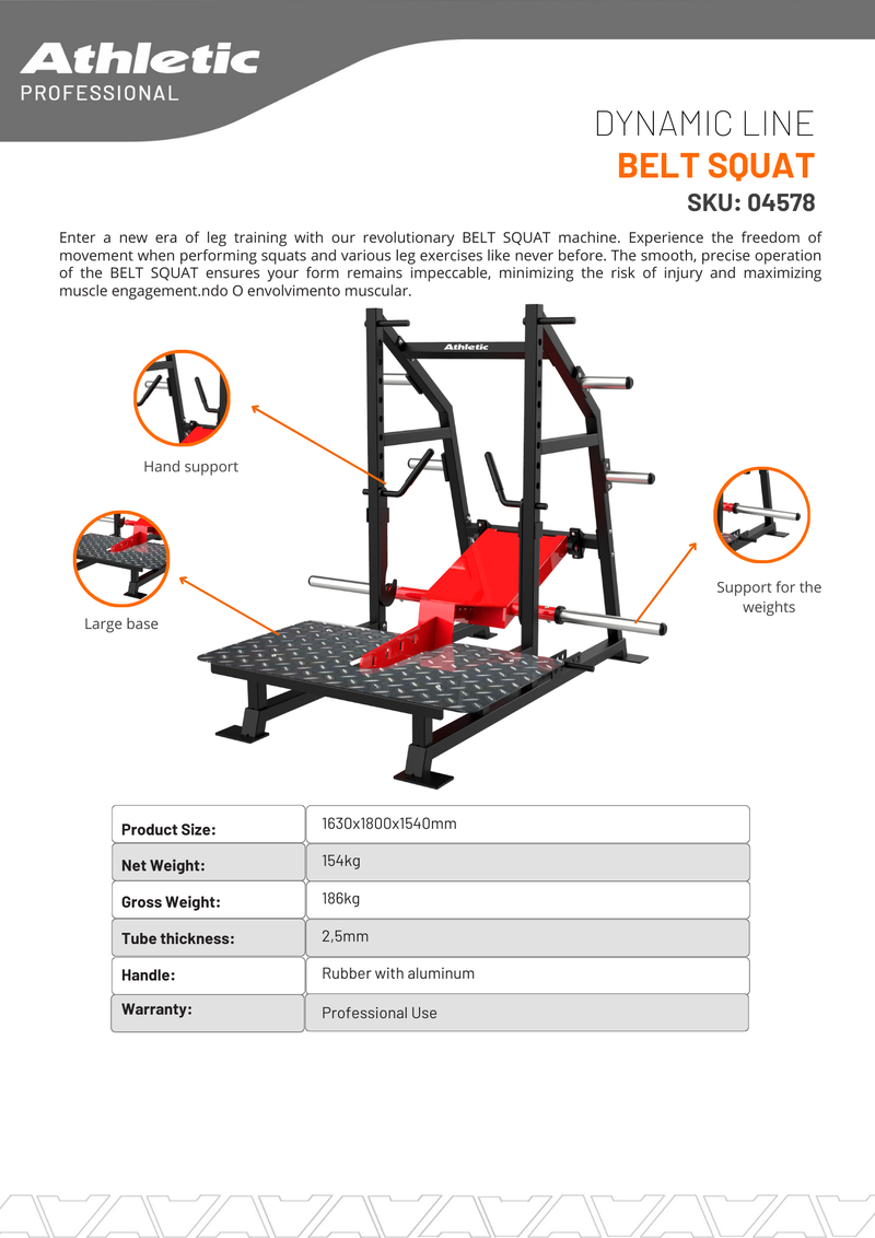 Dynamic Line Belt Squat