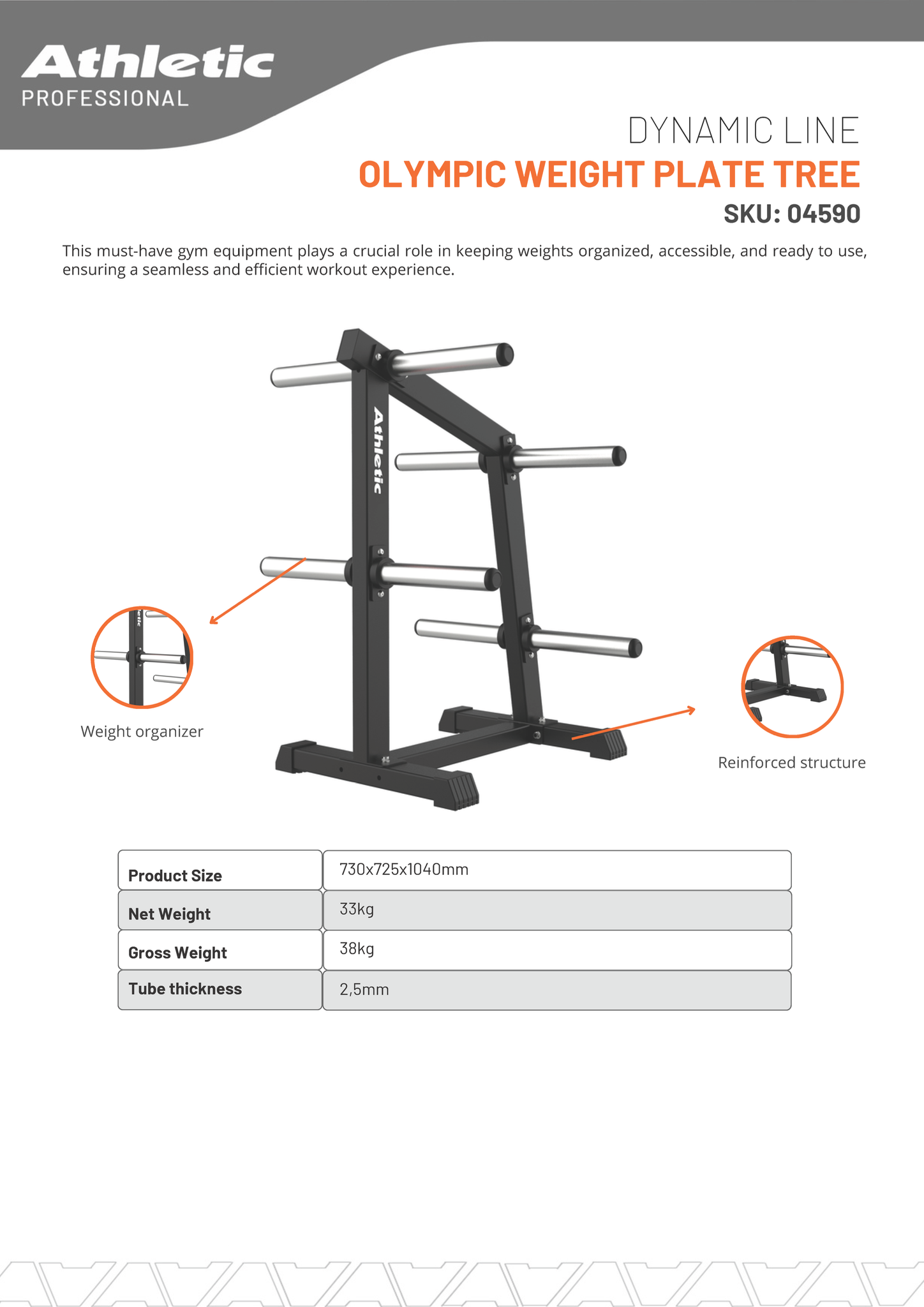 Olympic Weight Plate Tree - Dynamic Line