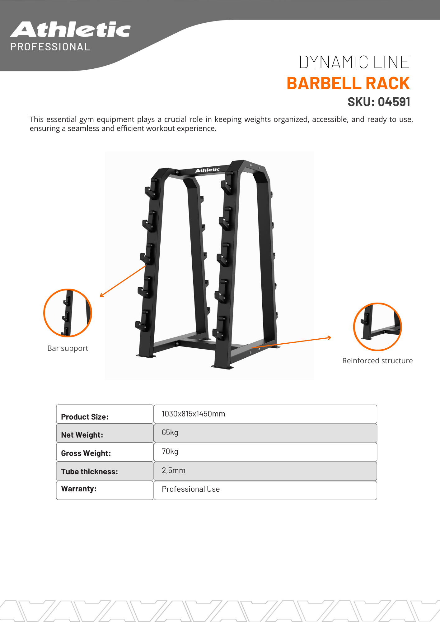 Barbell Rack - Dynamic Line