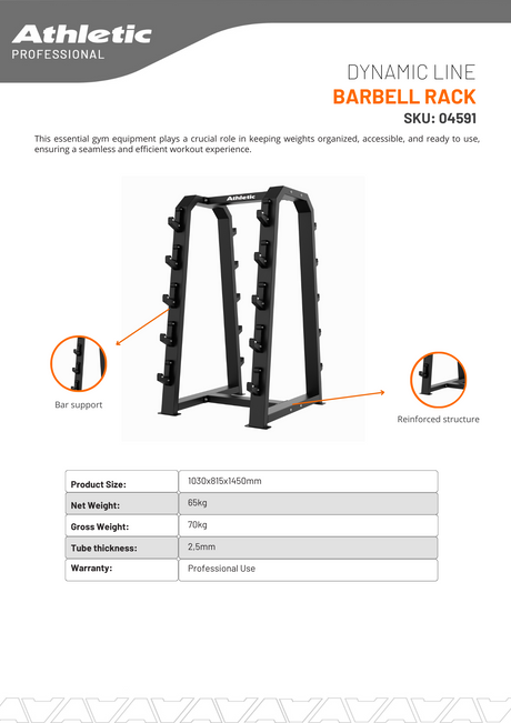 Barbell Rack - Dynamic Line