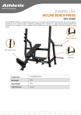 Incline Bench Press - Dynamic Line