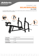 Decline Bench Press - Dynamic Line