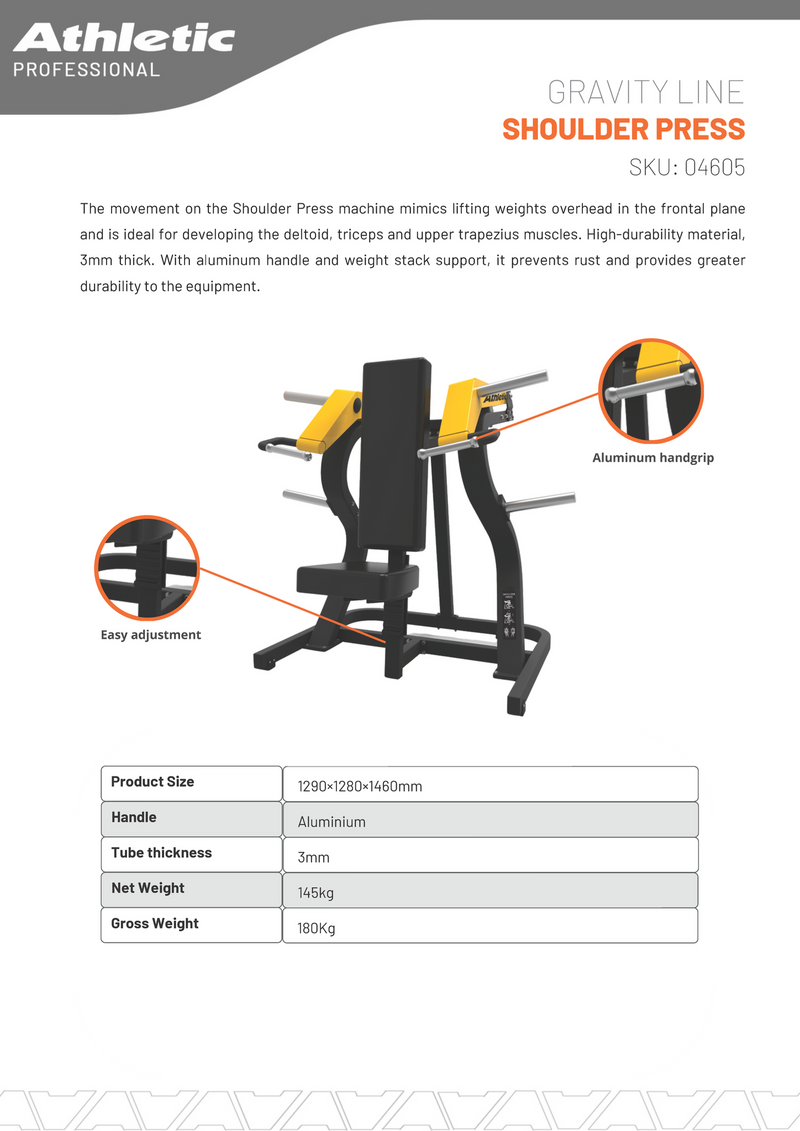 Shoulder Press - Gravity Line