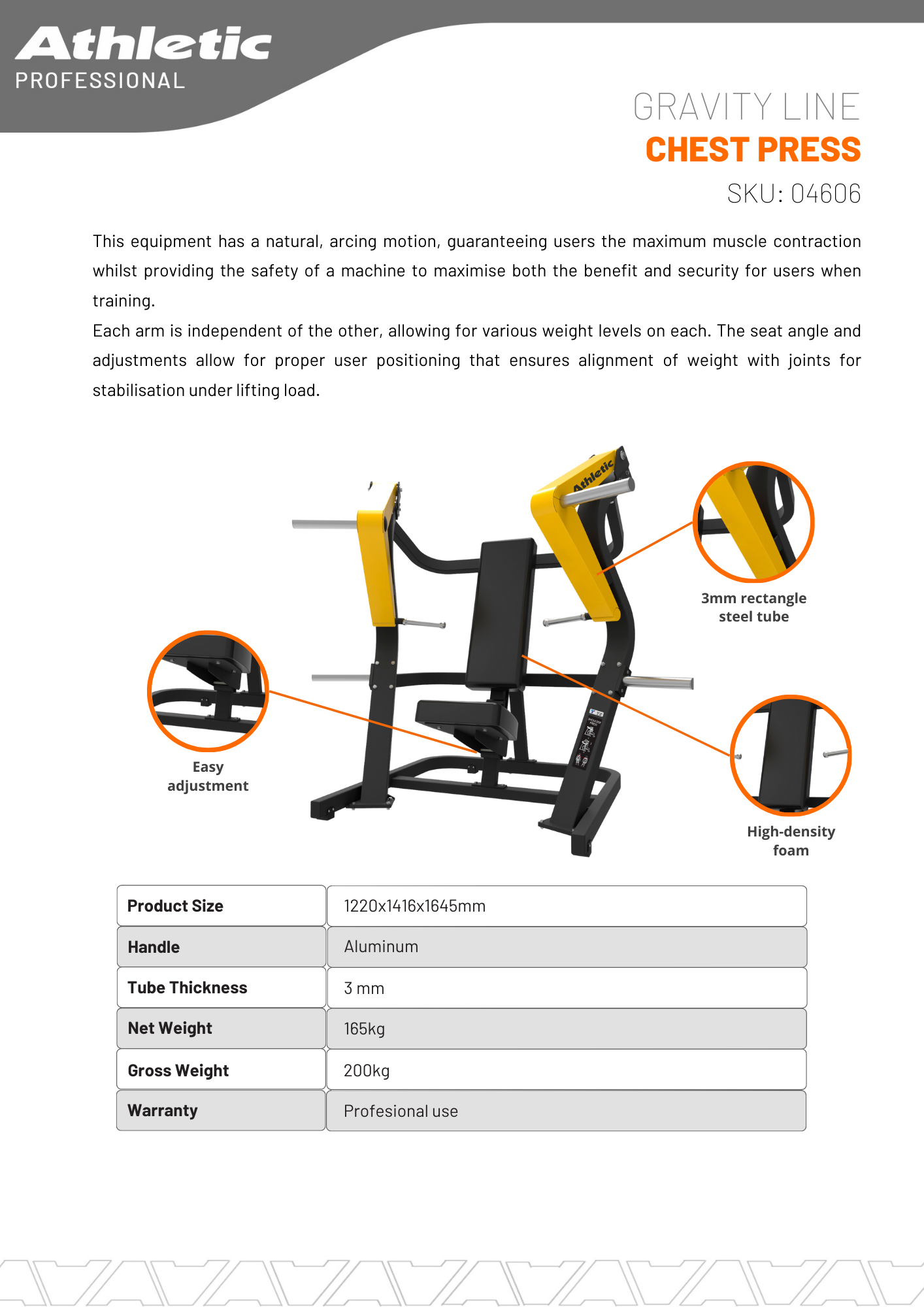 Chest Press - Gravity Line