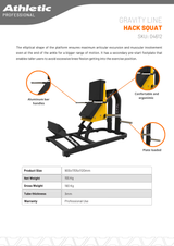 Hack Squat - Gravity Line