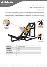 Linear Leg Press - Gravity Line