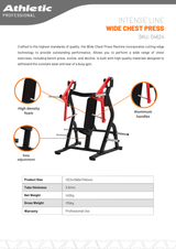 Wide Chest Press - Intense Line